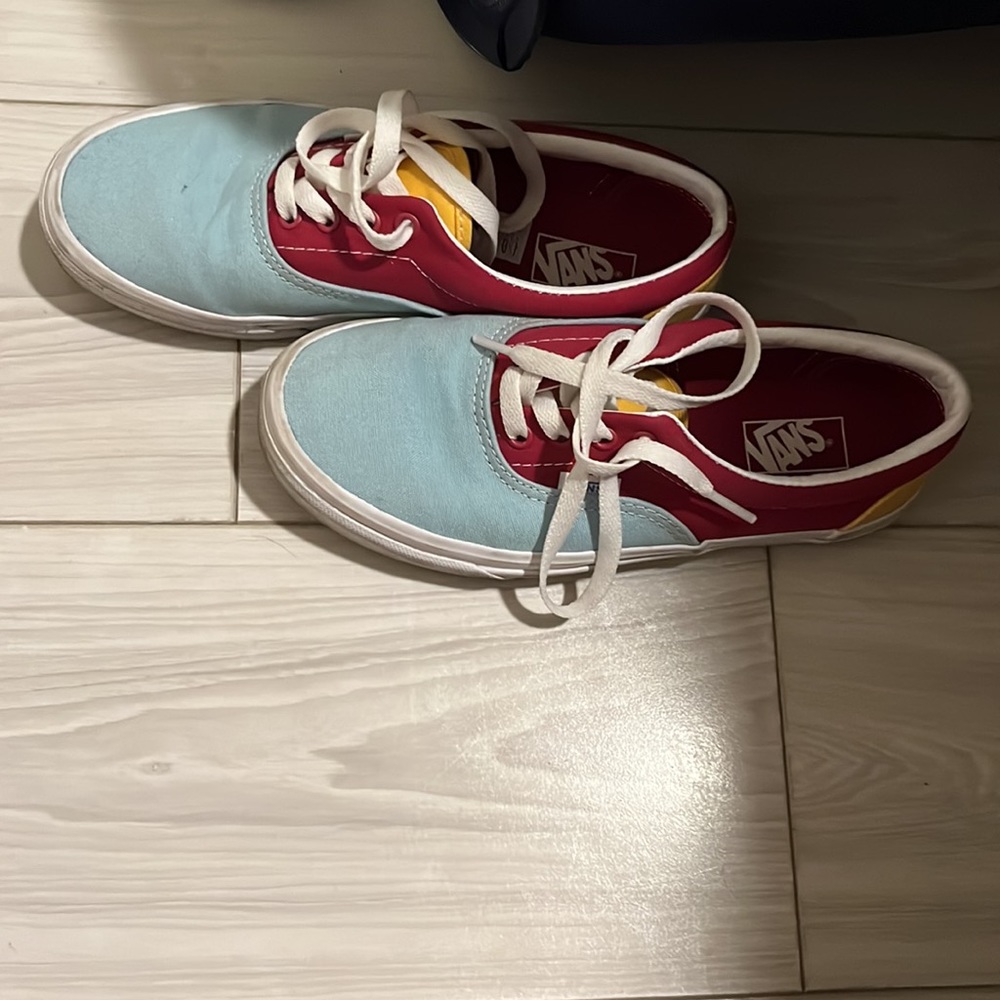 Vans Old Skool Retro Rainbow Skate Shoes, big kids size 4.5 - Picture 3 of 4